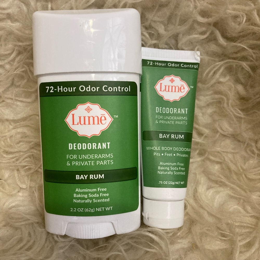 9-20 Lume Bay rum deodorant stick whole body discontinued lot bundle